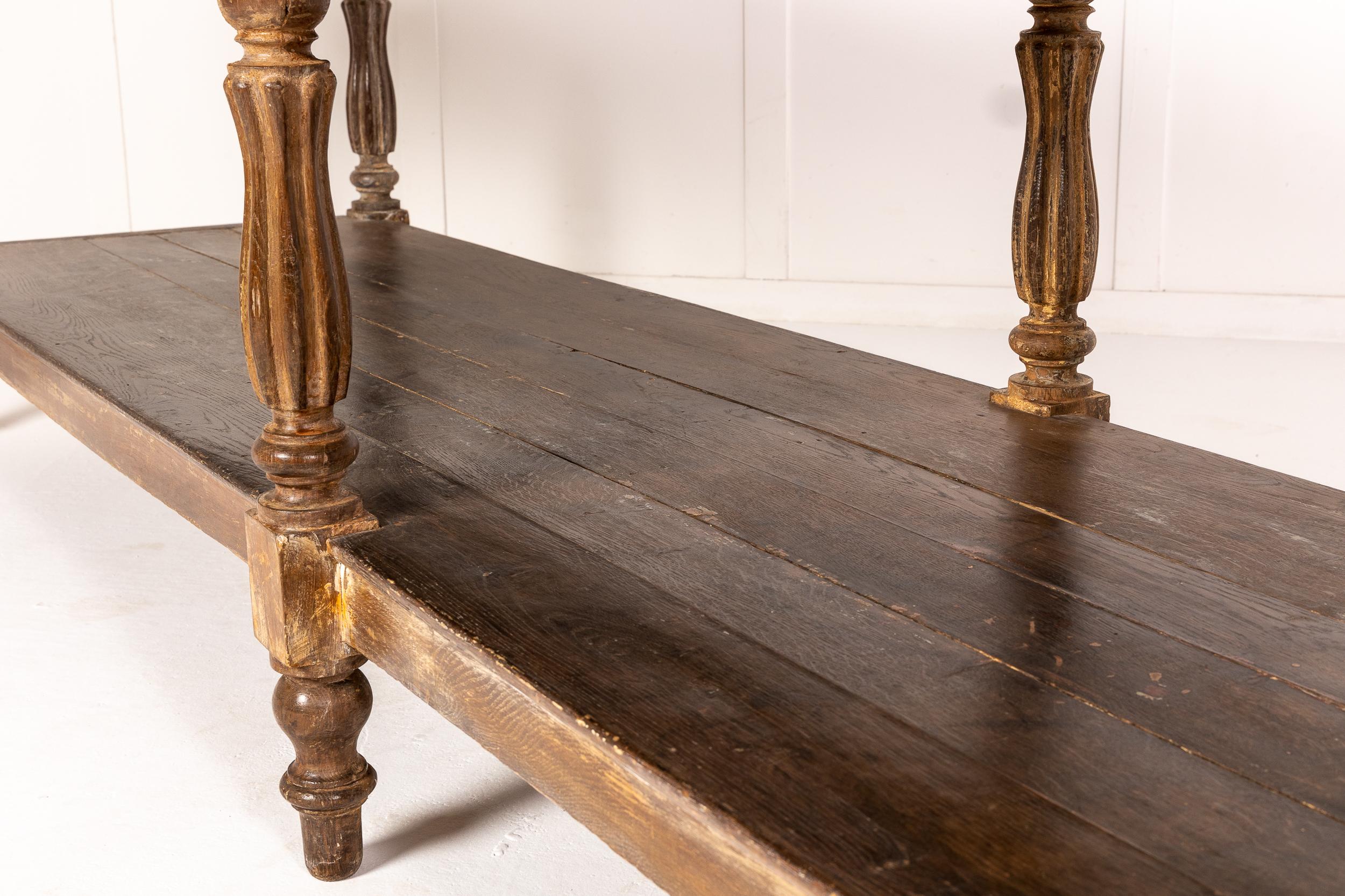 19th Century French Oak Drapers Table 1