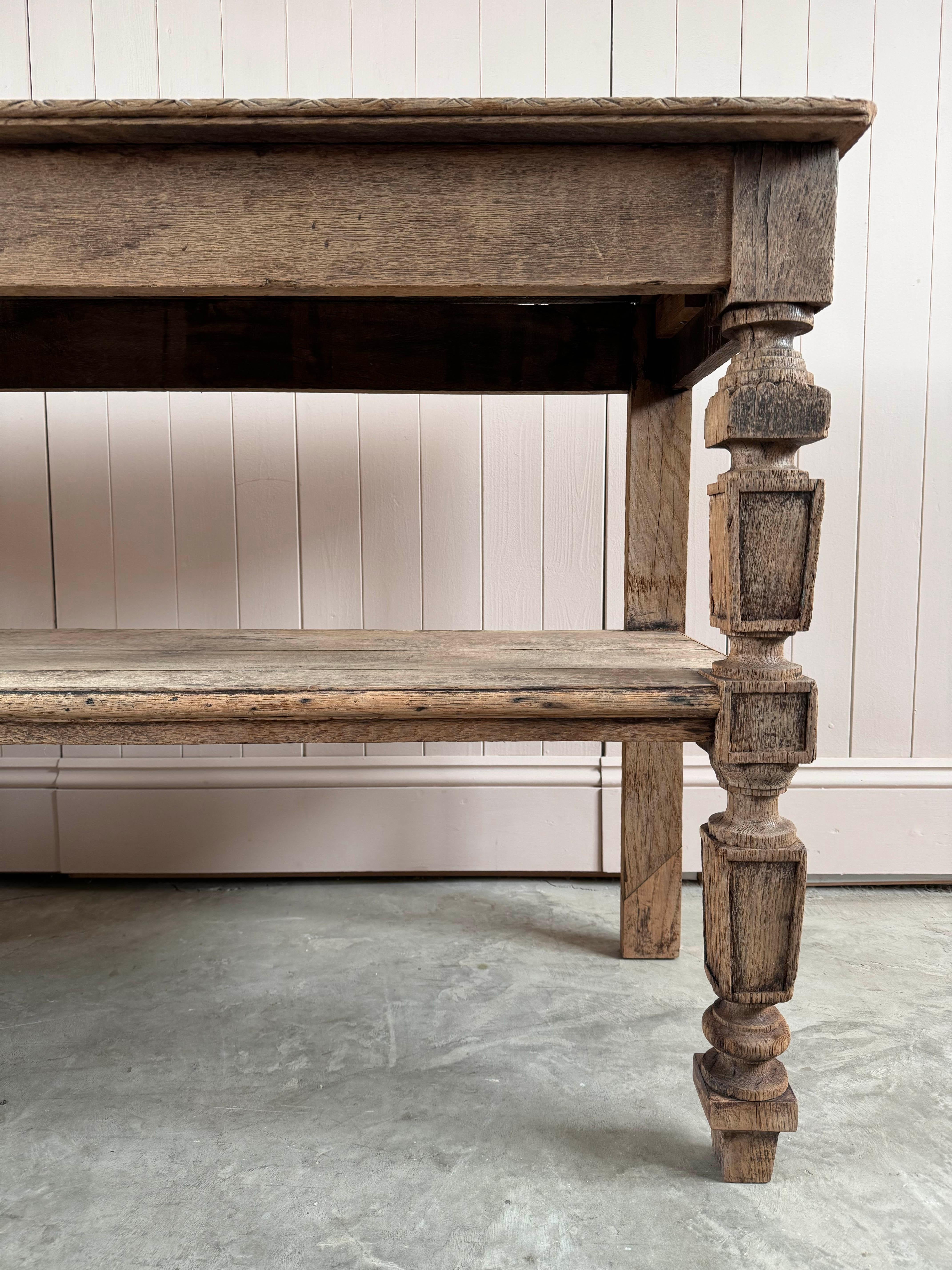 19th Century French Oak Draper's Table 4