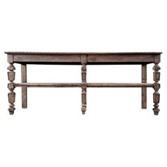 19th Century French Oak Draper's Table