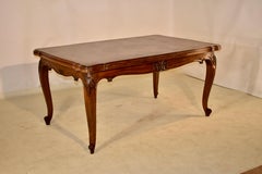 19th Century French Oak Draw-Leaf Table