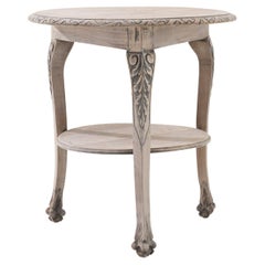19th Century French Oak End Table