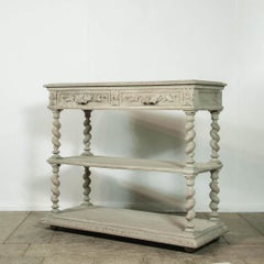 19Th Century French, Oak Etagere