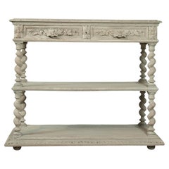 19Th Century French, Oak Etagere