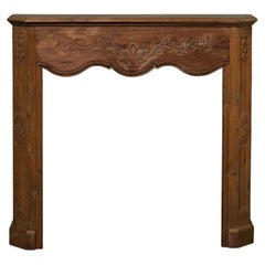 19th Century French Oak Fire Surround
