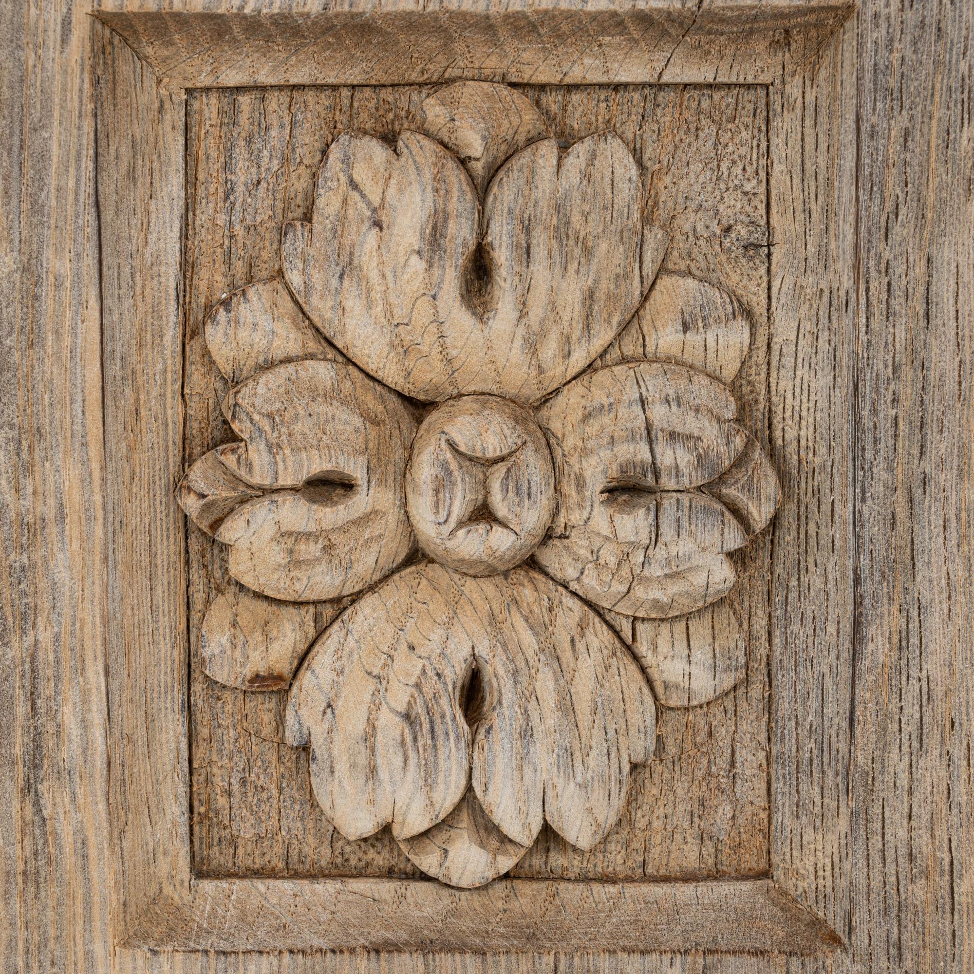 19th Century French Oak Fireplace For Sale 5