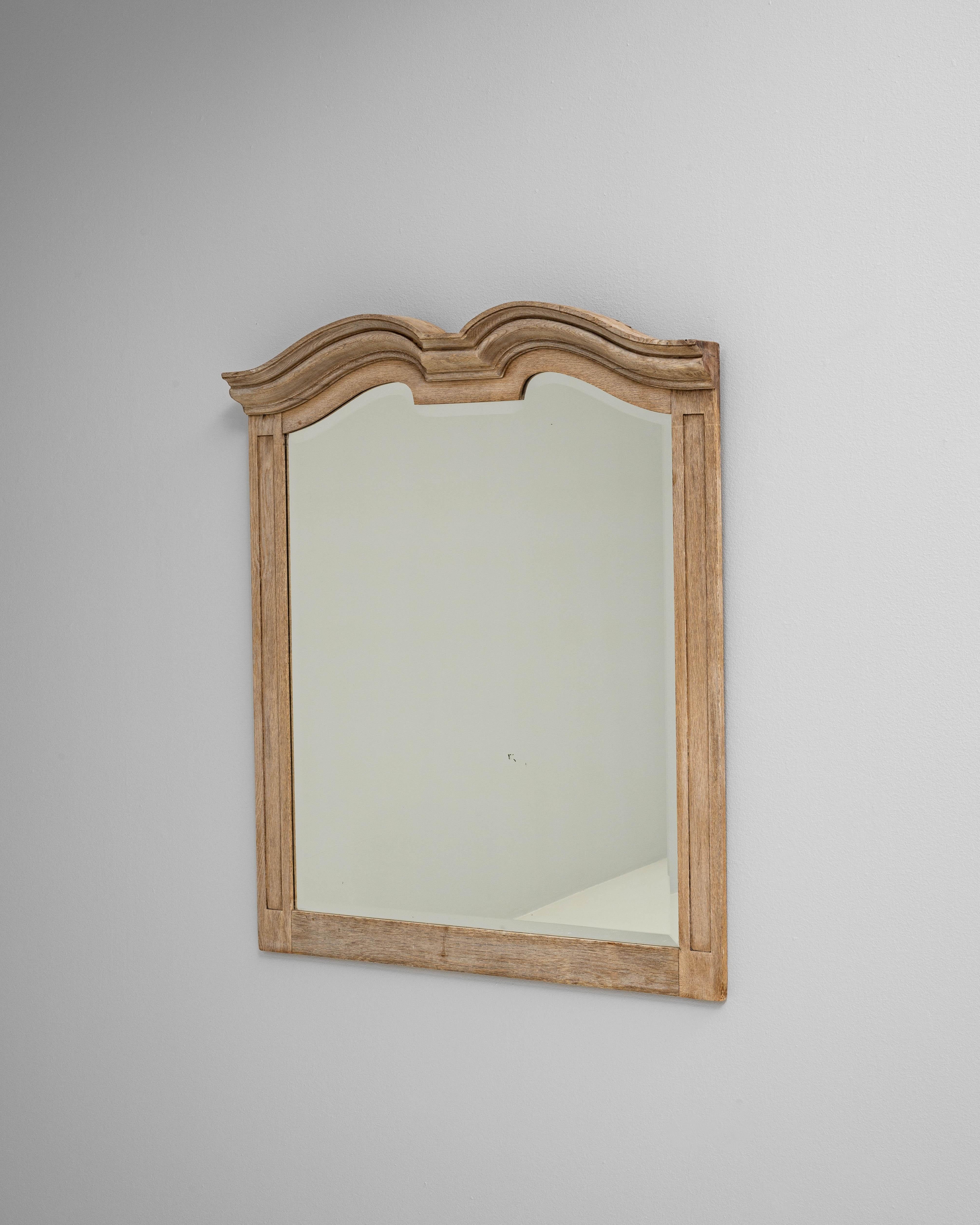 Français Miroir en Oak français du 19ème siècle en vente