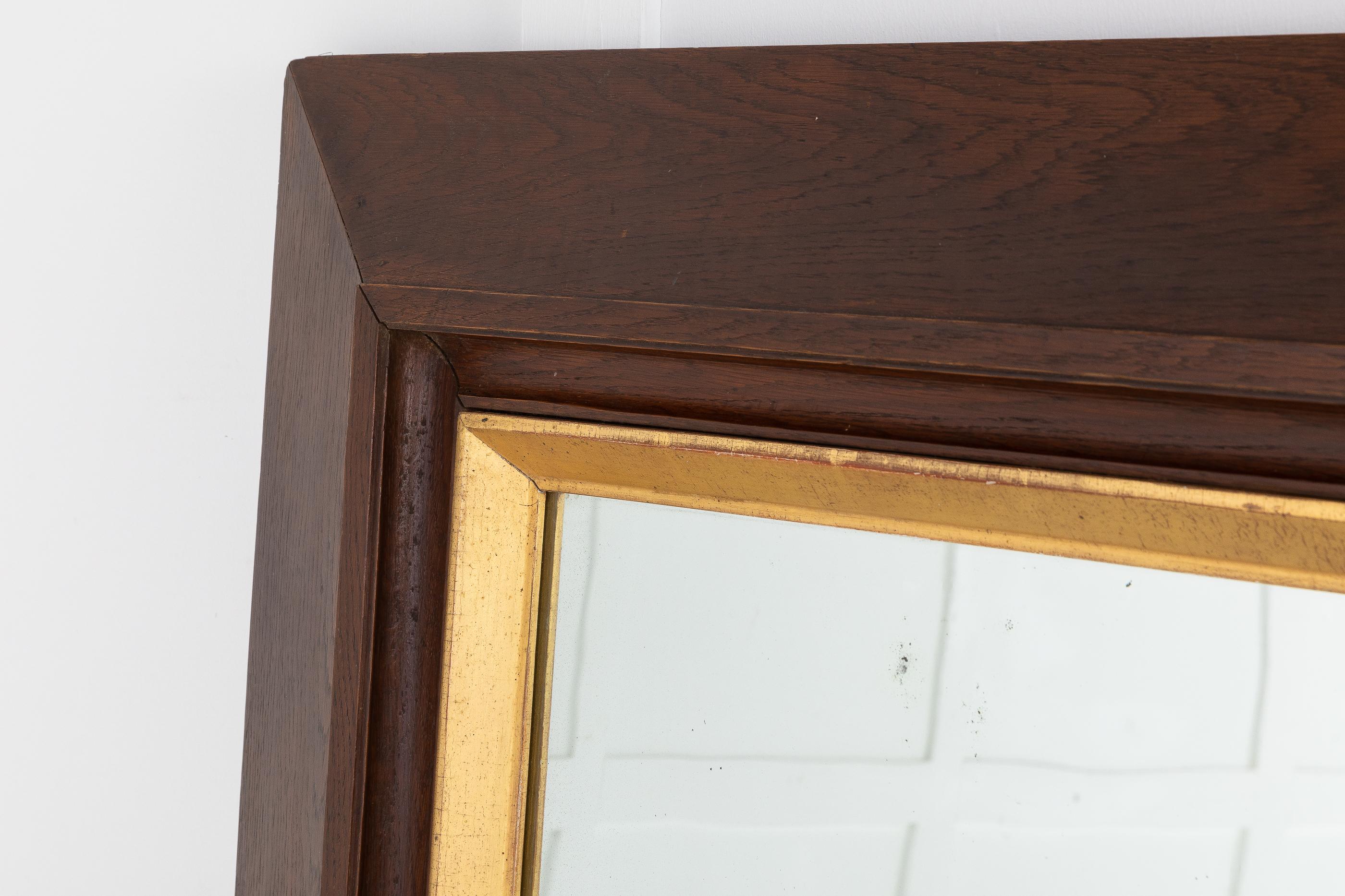 19th Century French Oak Mirror 2