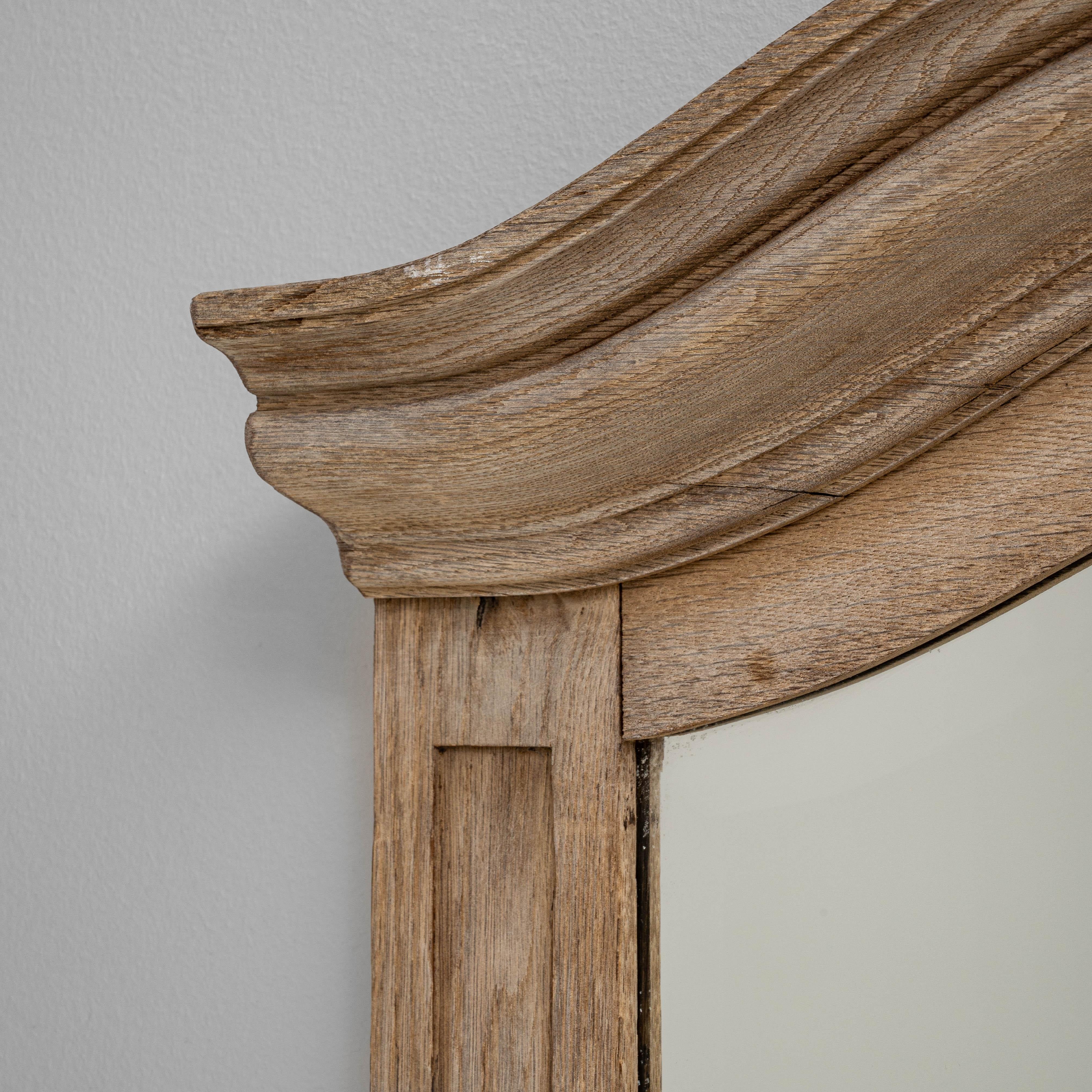 Miroir en Oak français du 19ème siècle en vente 2