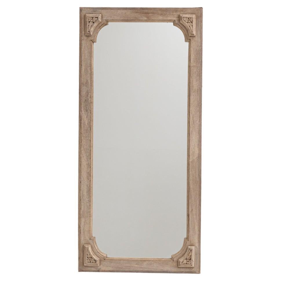 Specchio francese del XIX secolo in Oak