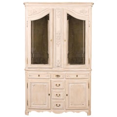 19th Century French Oak Painted Bibliotheque 19th Century French Oak Painted Bibliotheque