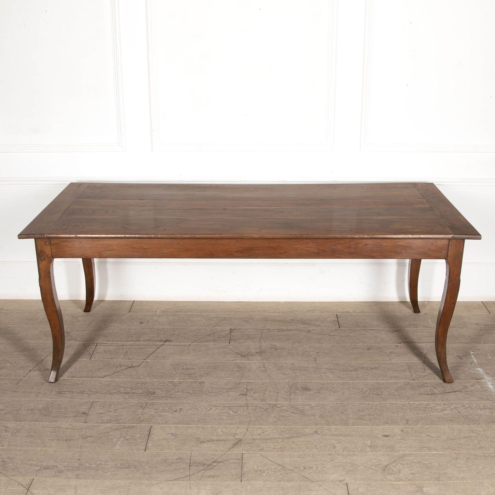 19th Century French Oak Refectory Table 5