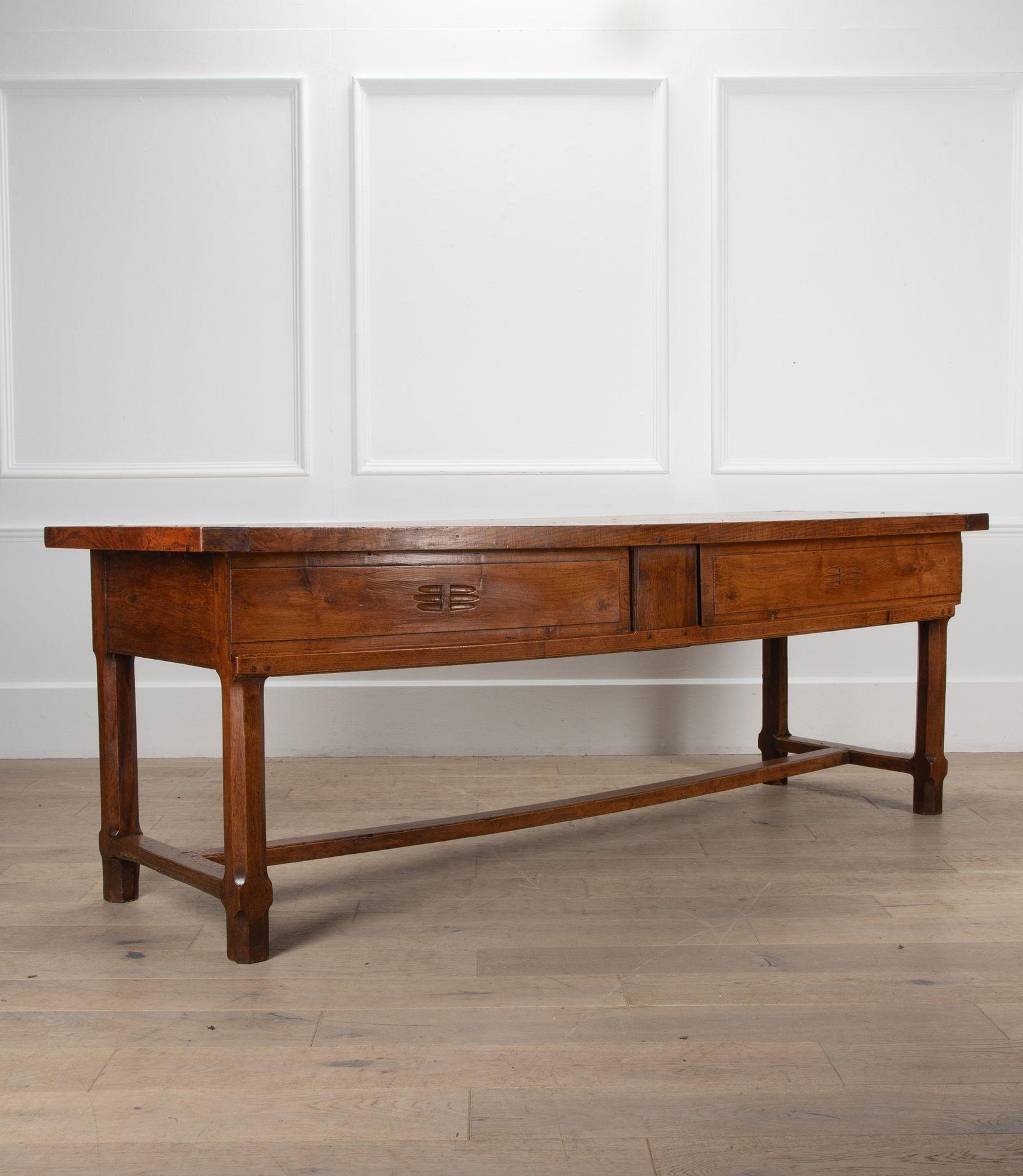 Mesa de servicio francesa de roble del siglo XIX en venta 1