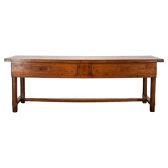 19th Century French Oak Serving Table