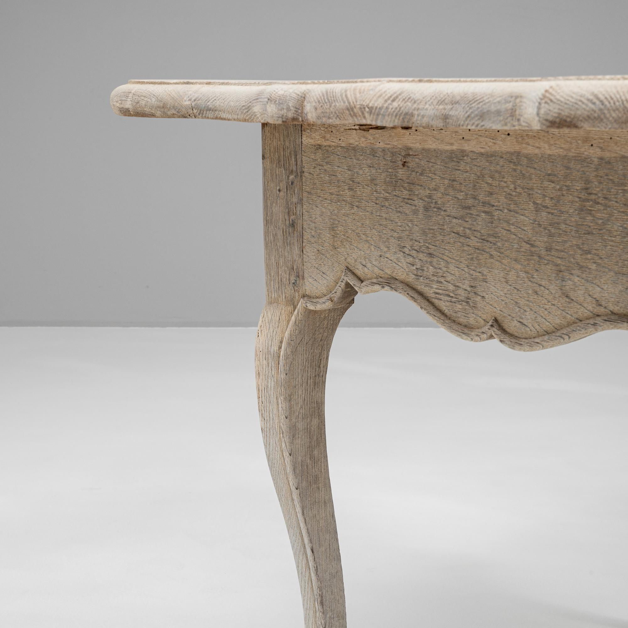 19th Century French Oak Side Table 7