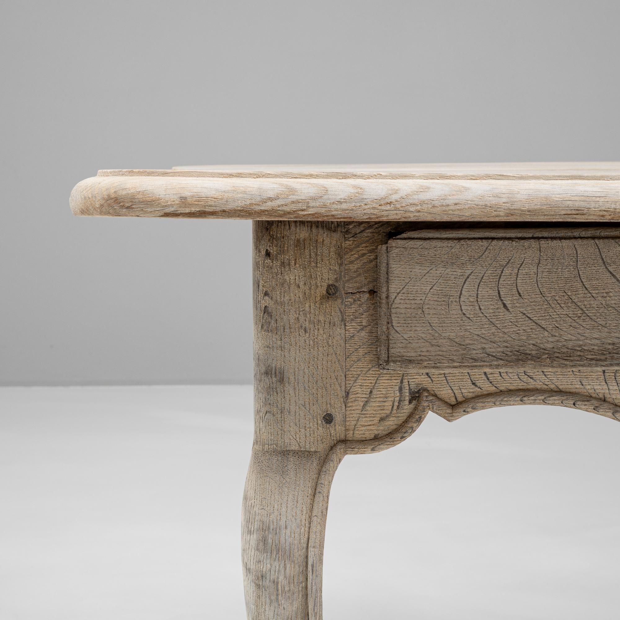 19th Century French Oak Side Table 8