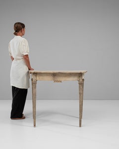 19th Century French Oak Side Table