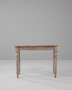 19th Century French Oak Side Table