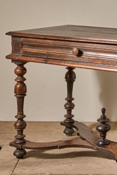 19th century French oak side table