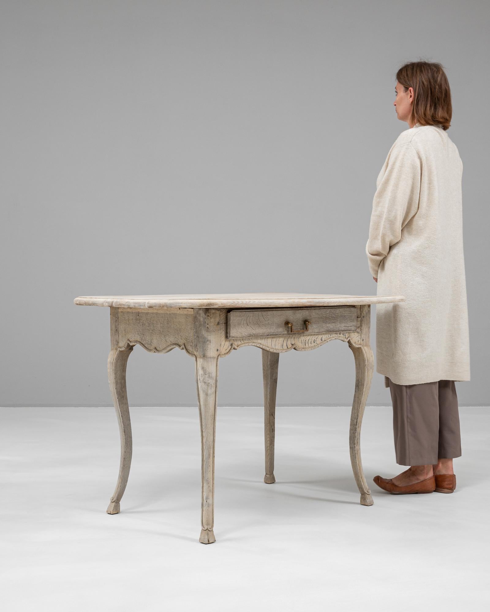 19th Century French Oak Side Table 4