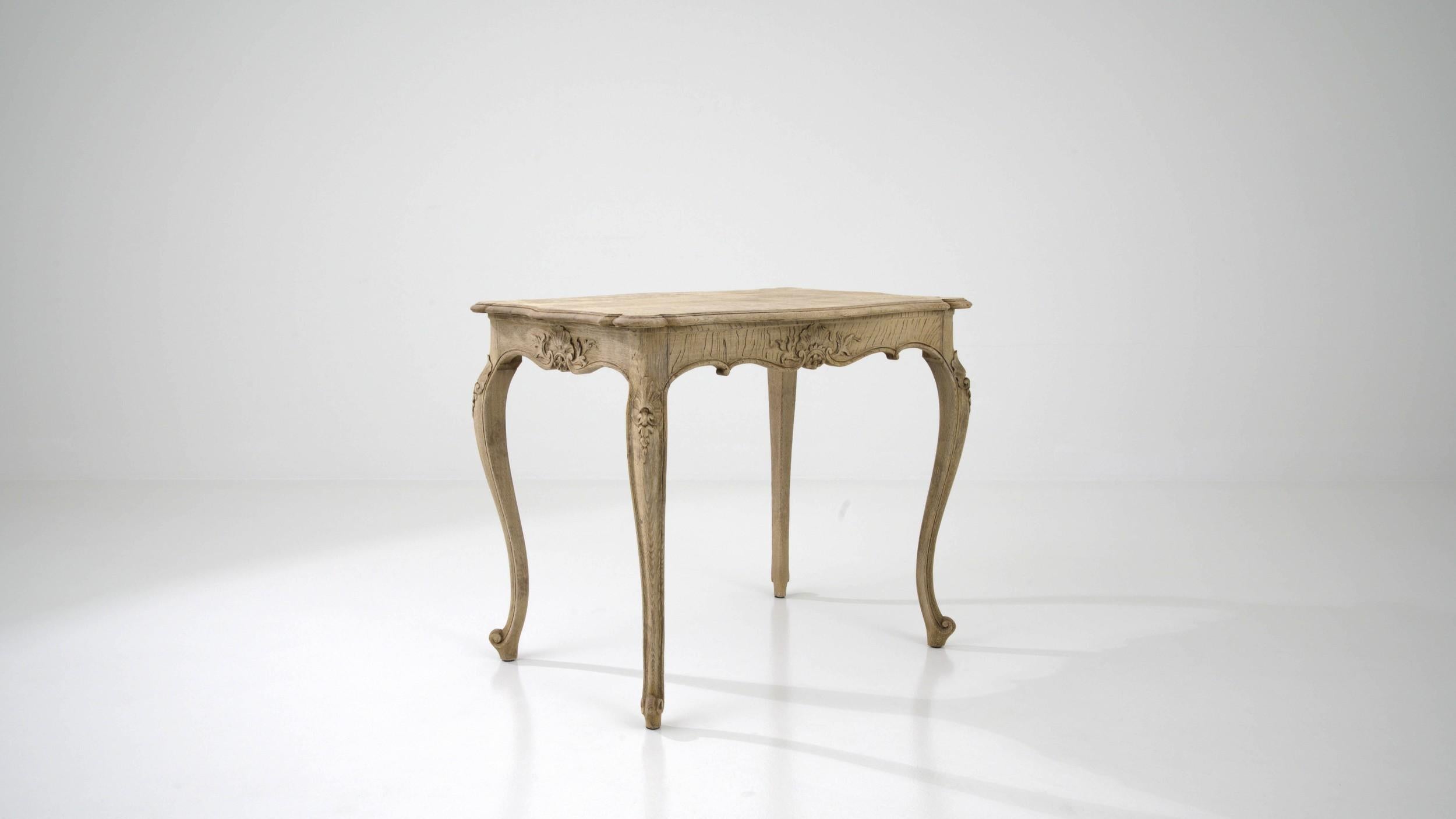 19th Century French Oak Side Table 3