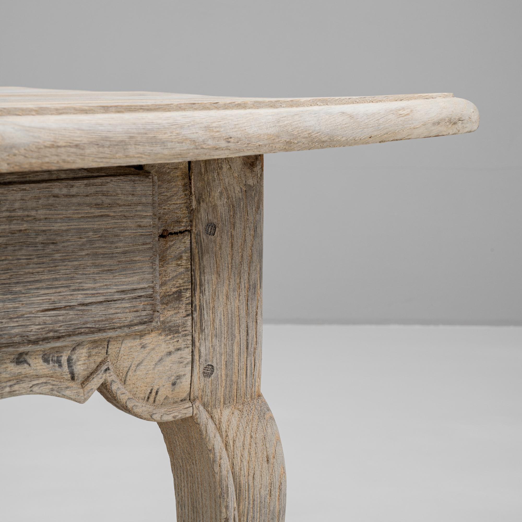 19th Century French Oak Side Table 6