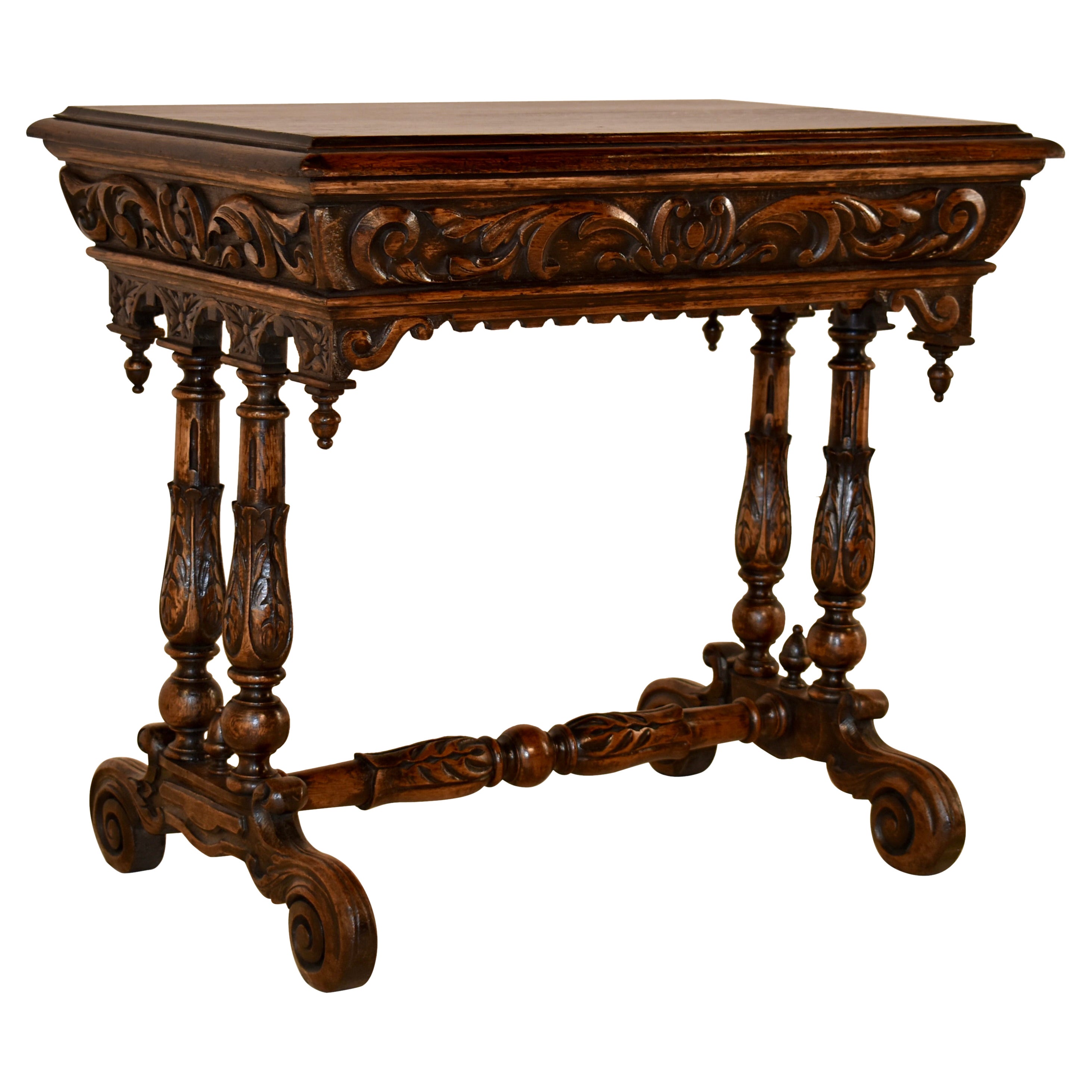 19th Century French Oak Side Table
