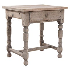 Antique 19th Century French Oak Side Table
