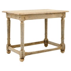 Antique 19th Century French Oak Side Table