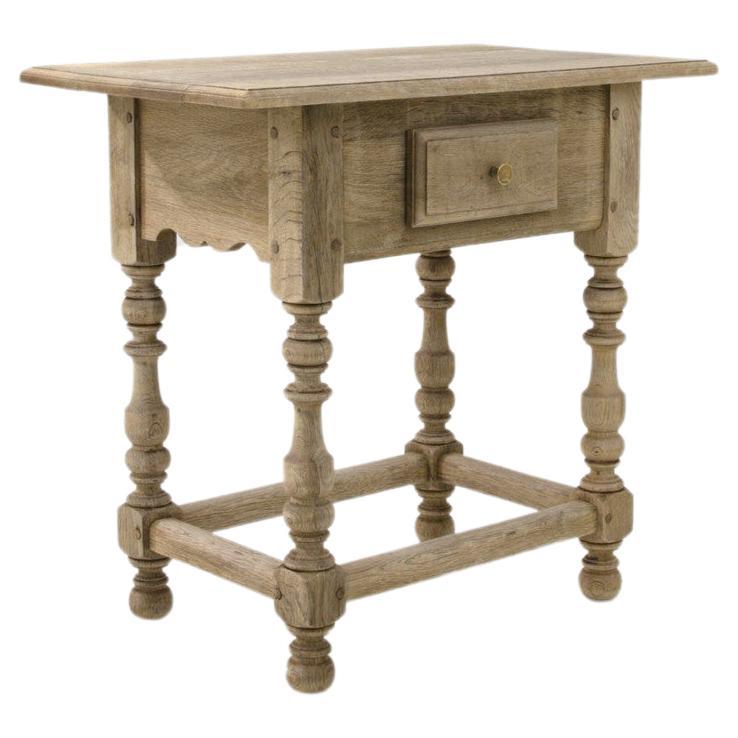 19th Century French Oak Side Table