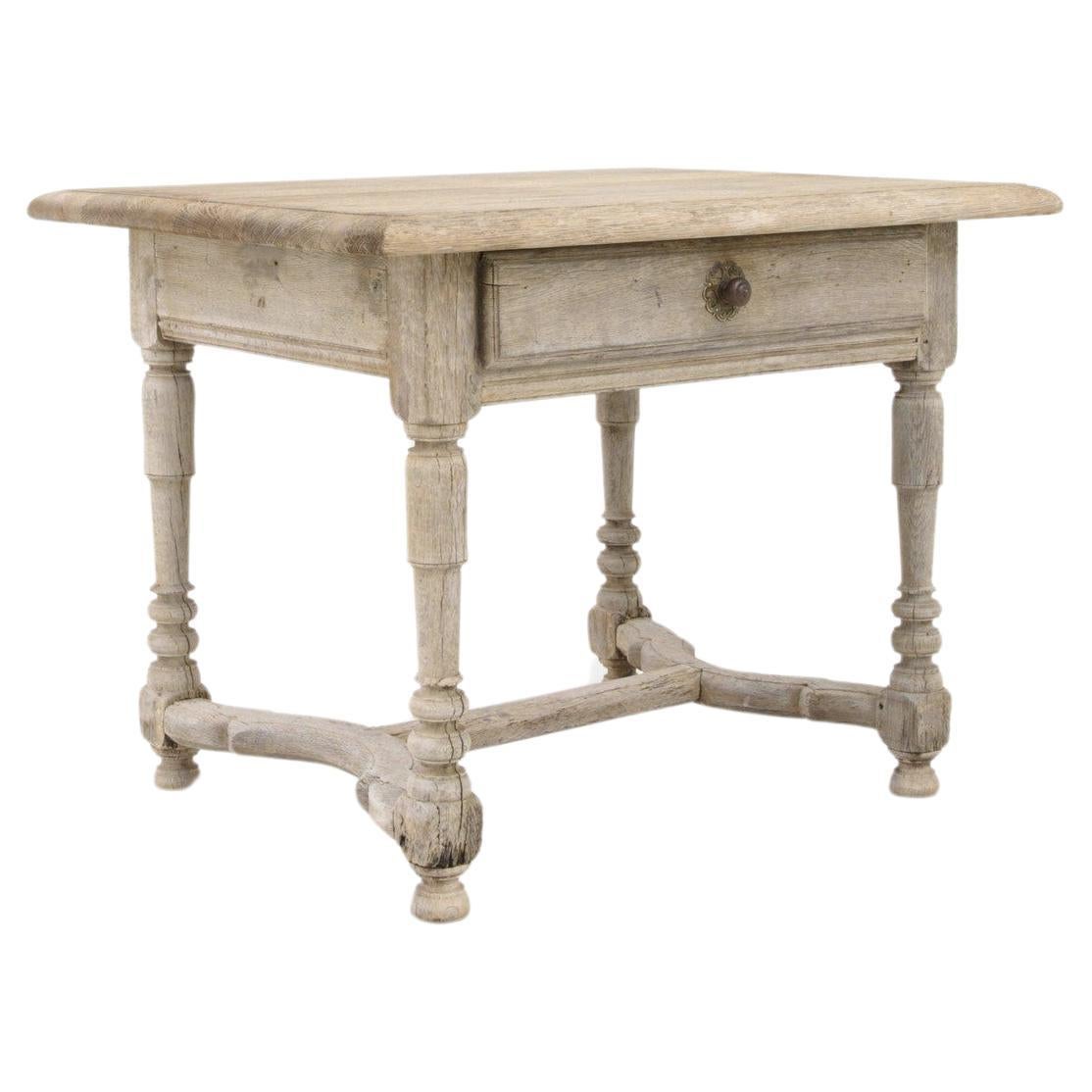 19th Century French Oak Side Table For Sale