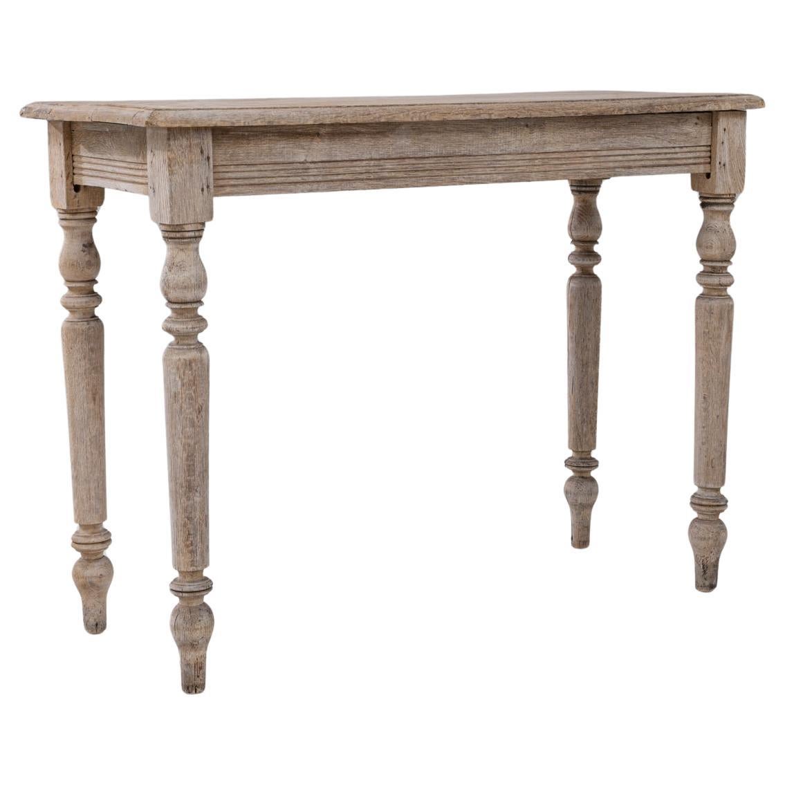 19th Century French Oak Side Table