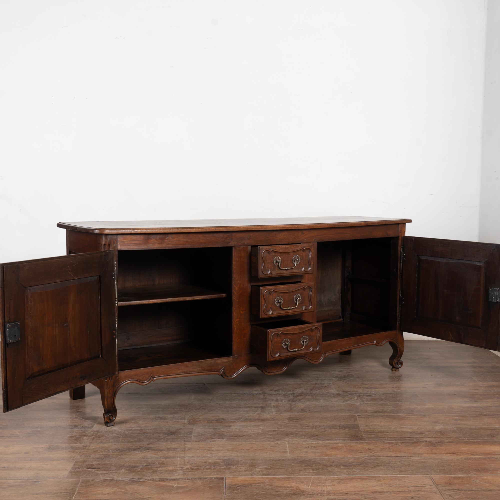 Quercia Credenza francese del XIX secolo in Oak Buffet in vendita