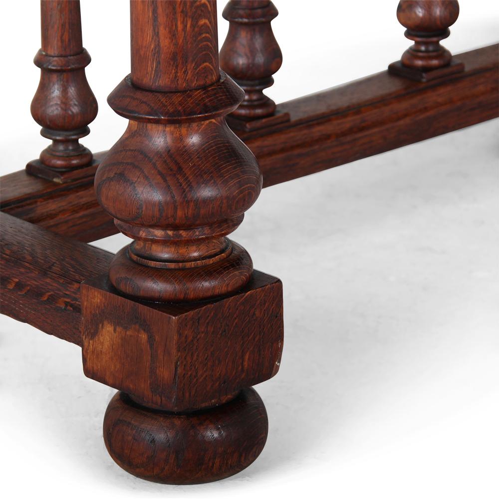 Carved 19th Century French Oak Table