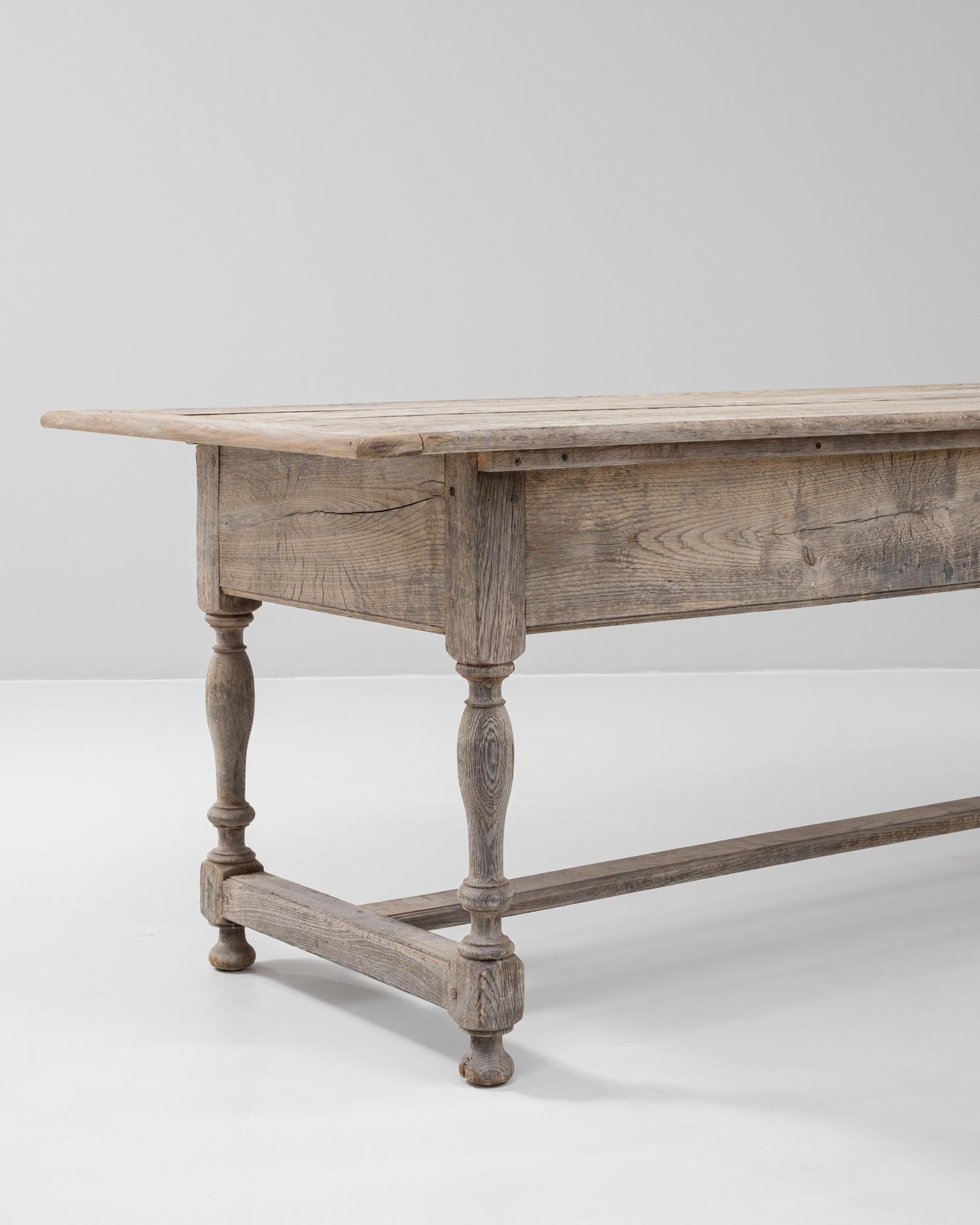 Chêne Table en Oak français du 19ème siècle en vente