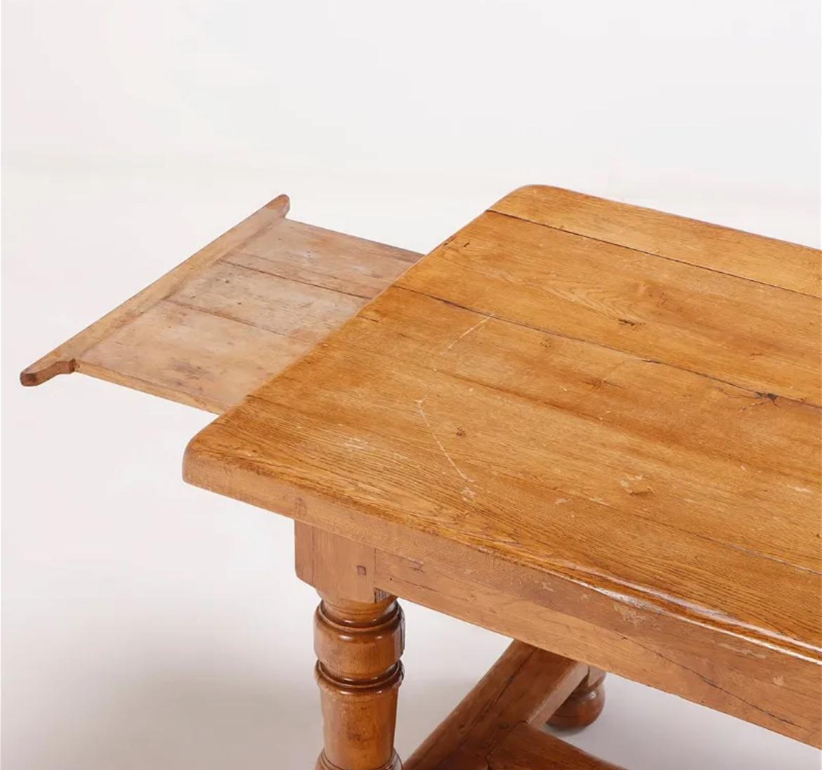 19th Century French Oak Table  For Sale 2