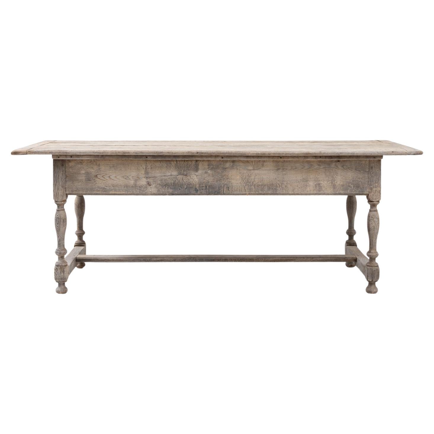 Table en Oak français du 19ème siècle en vente