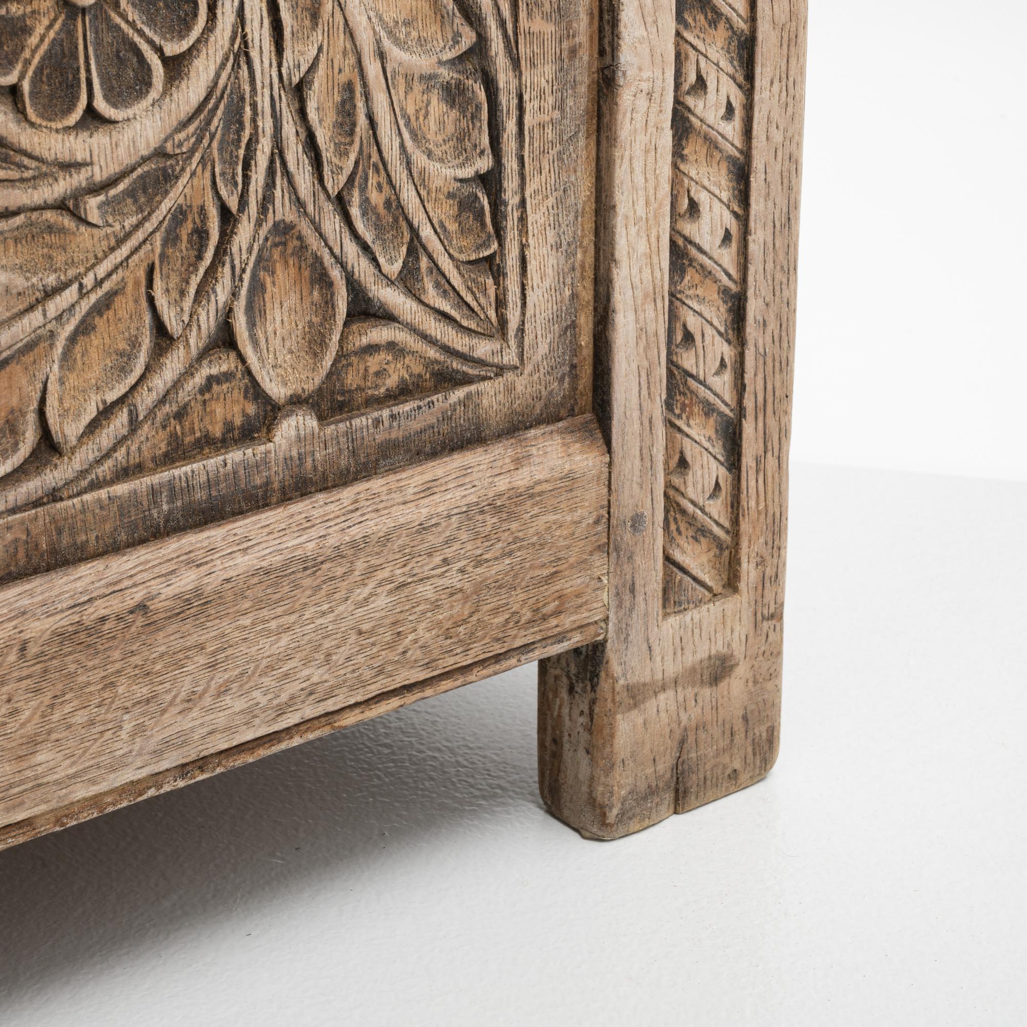 19th Century French Oak Trunk 4