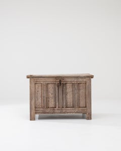 19th Century French Oak Trunk