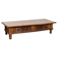 19th Century French Oak Two Drawer Coffee Table