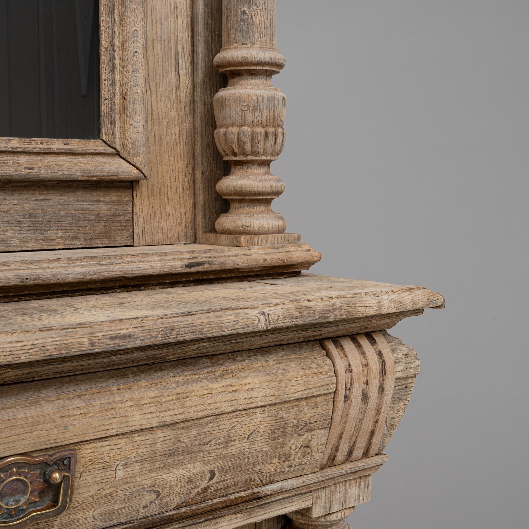Vetrina francese del XIX secolo in Oak in vendita 5