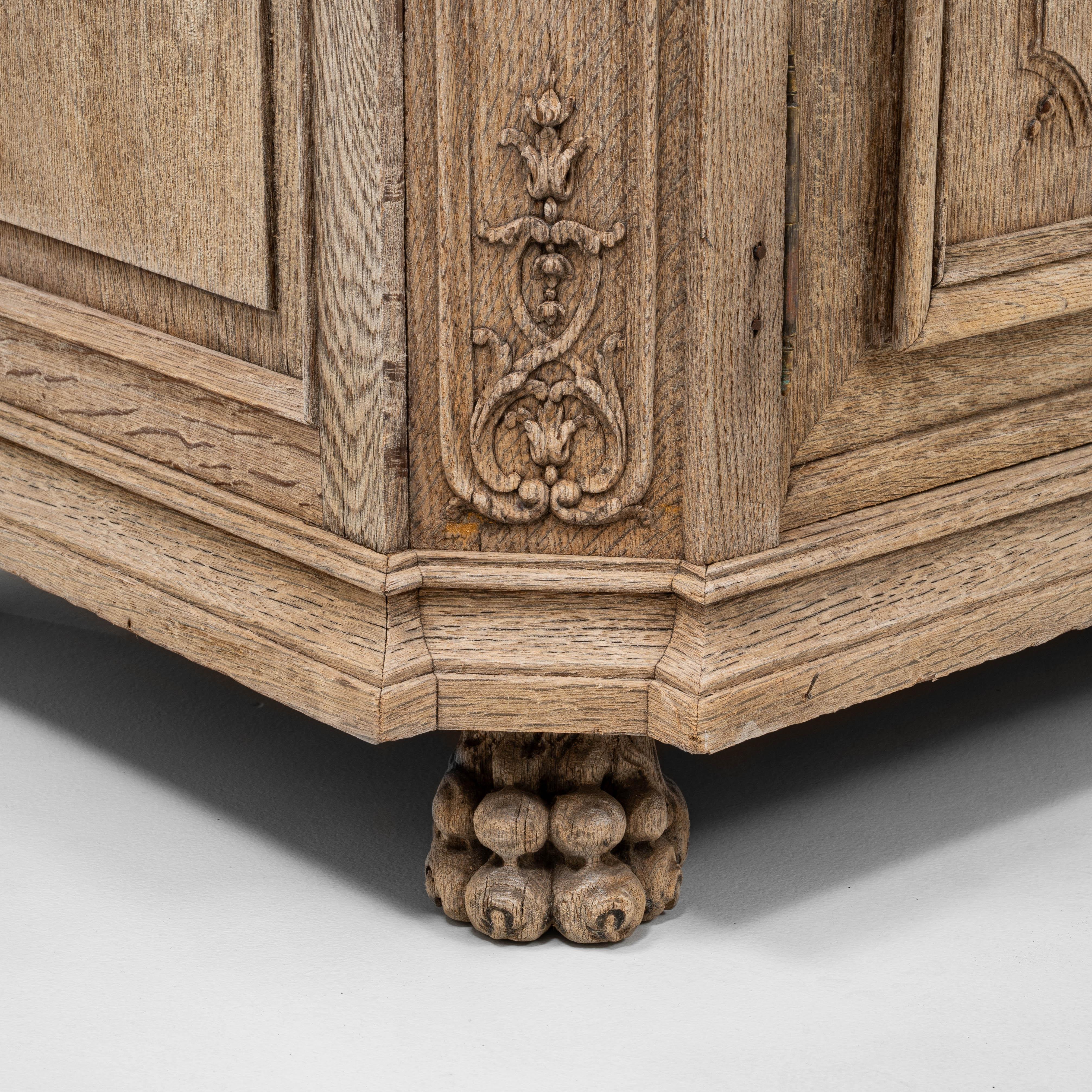 Vetrina francese del XIX secolo in Oak 6