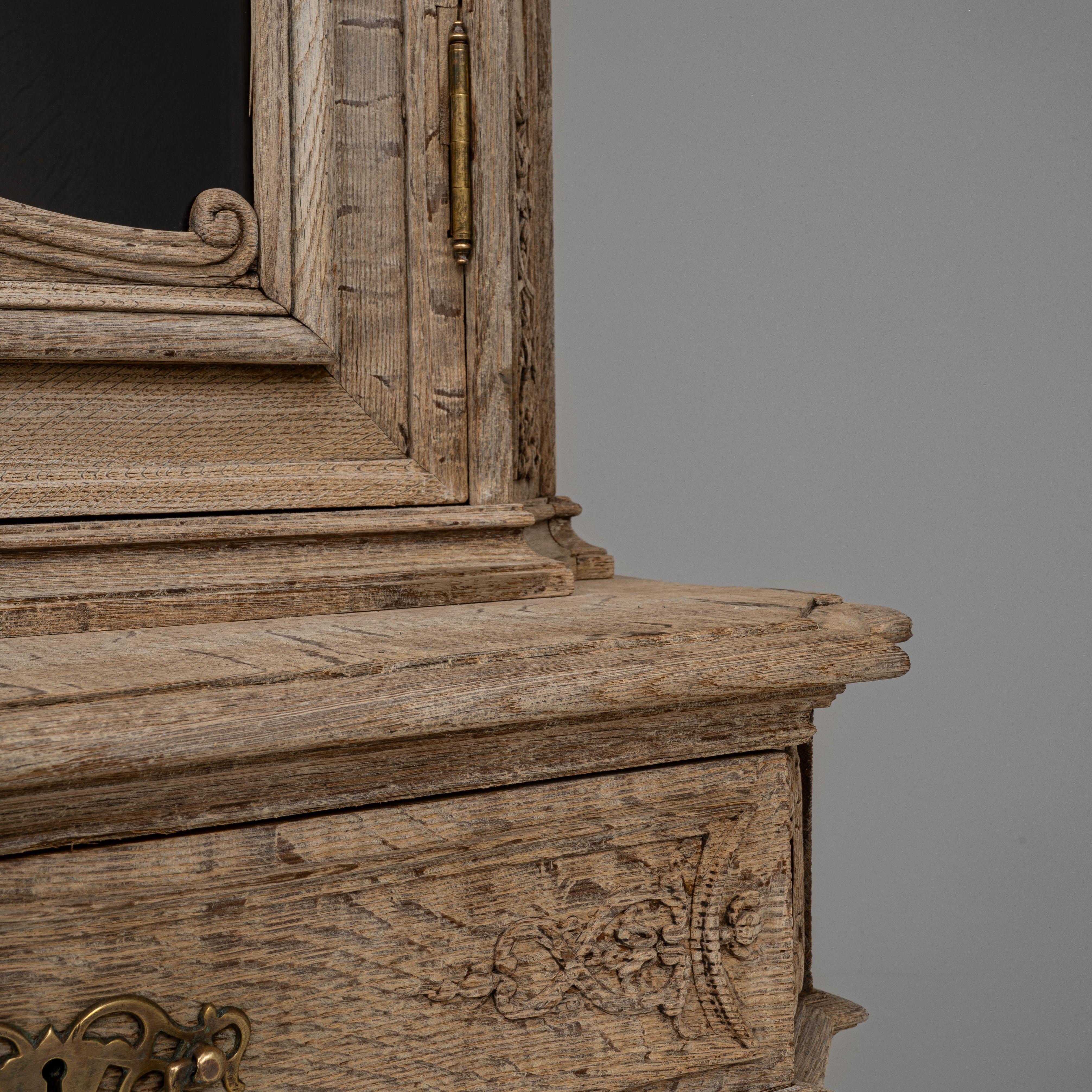 Vetrina francese del XIX secolo in Oak 8