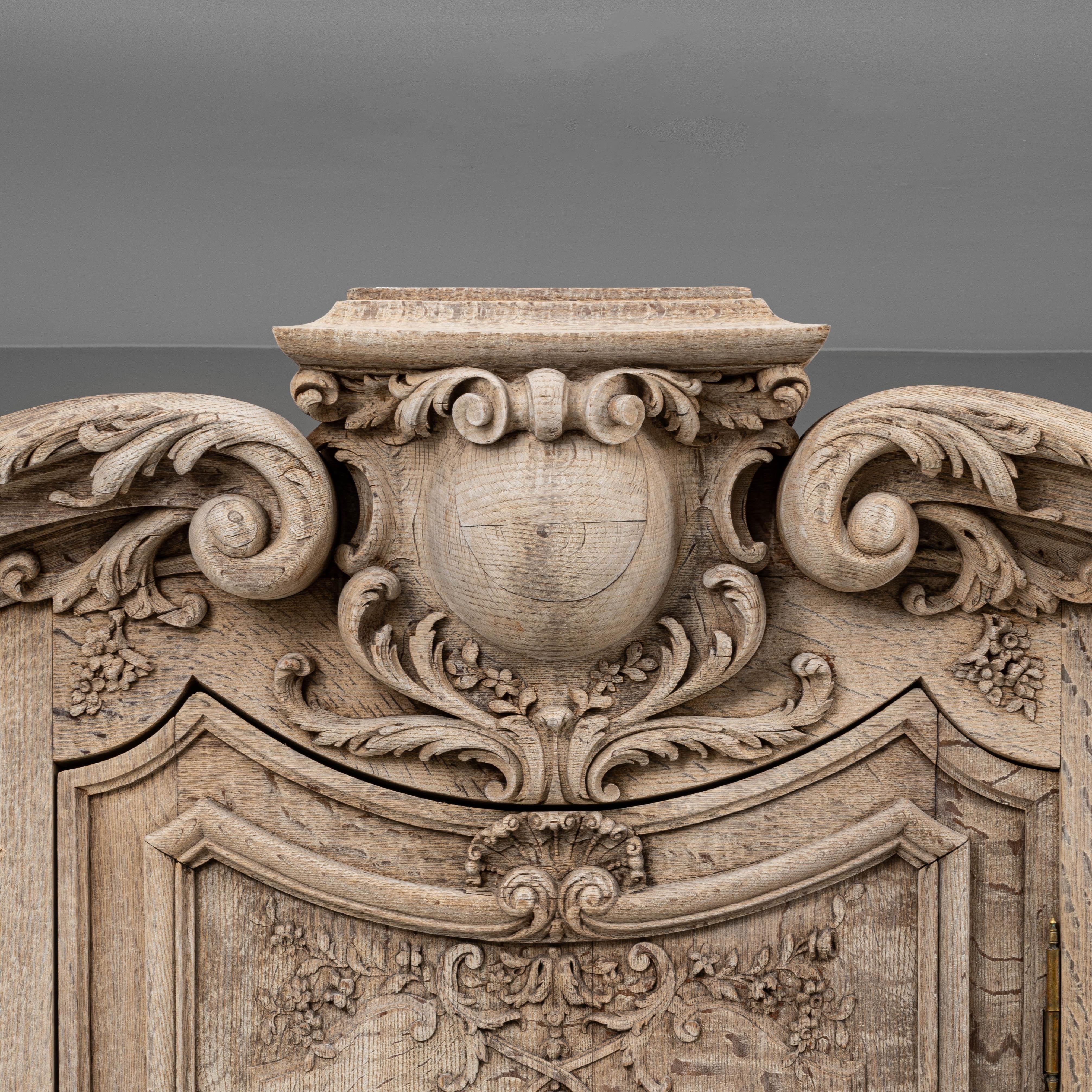 Vetrina francese del XIX secolo in Oak 9