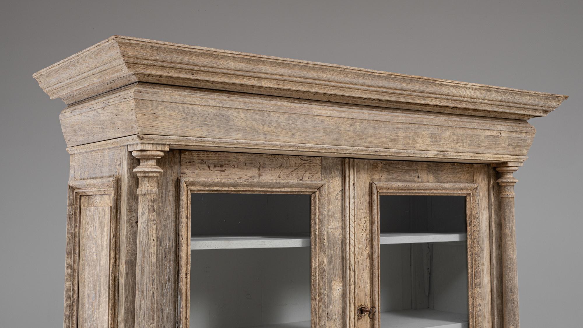 Vetrina francese del XIX secolo in Oak in vendita 2