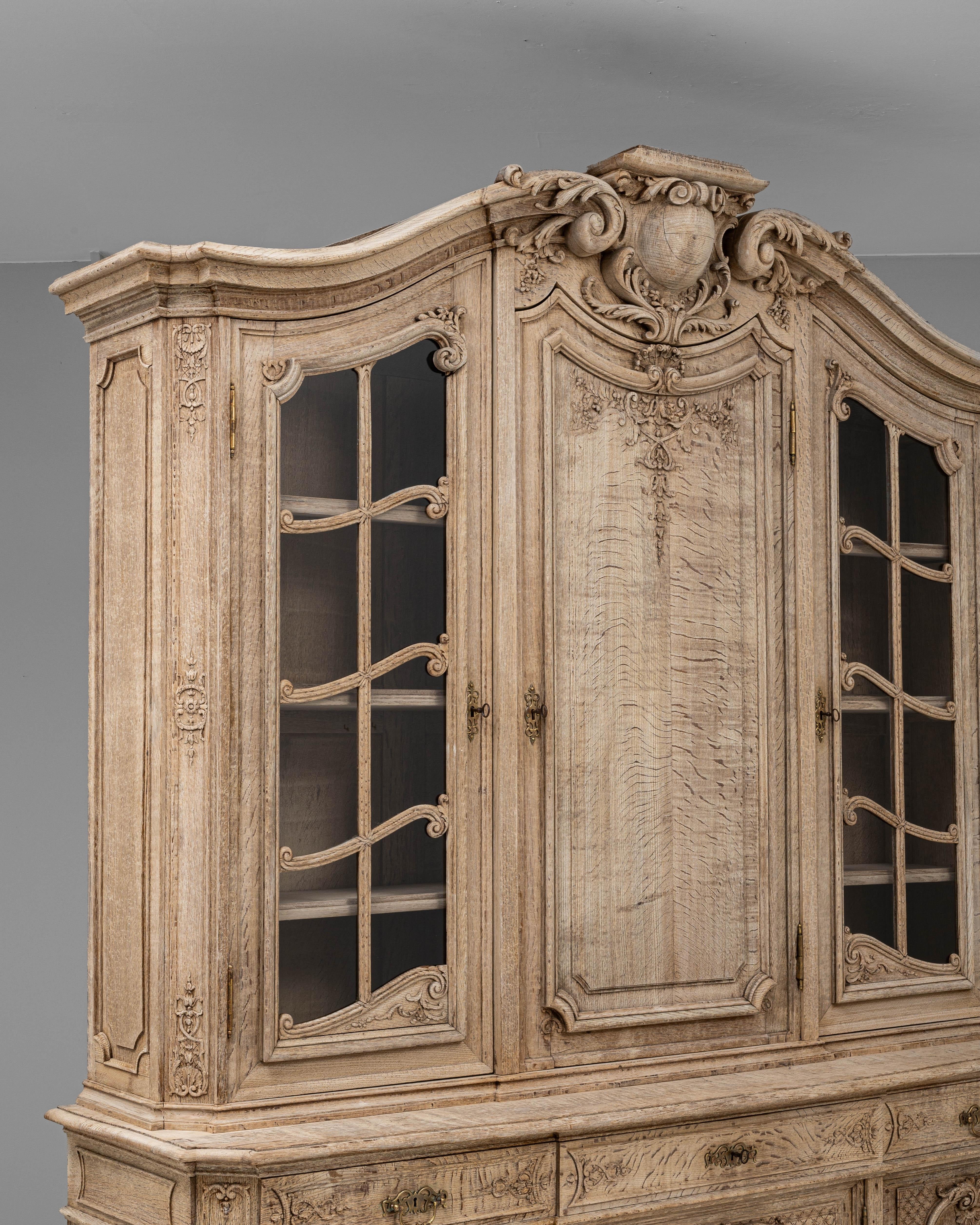 Vetrina francese del XIX secolo in Oak 3