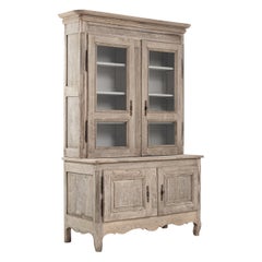 19th Century French Oak Vitrine