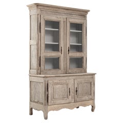 19th Century French Oak Vitrine