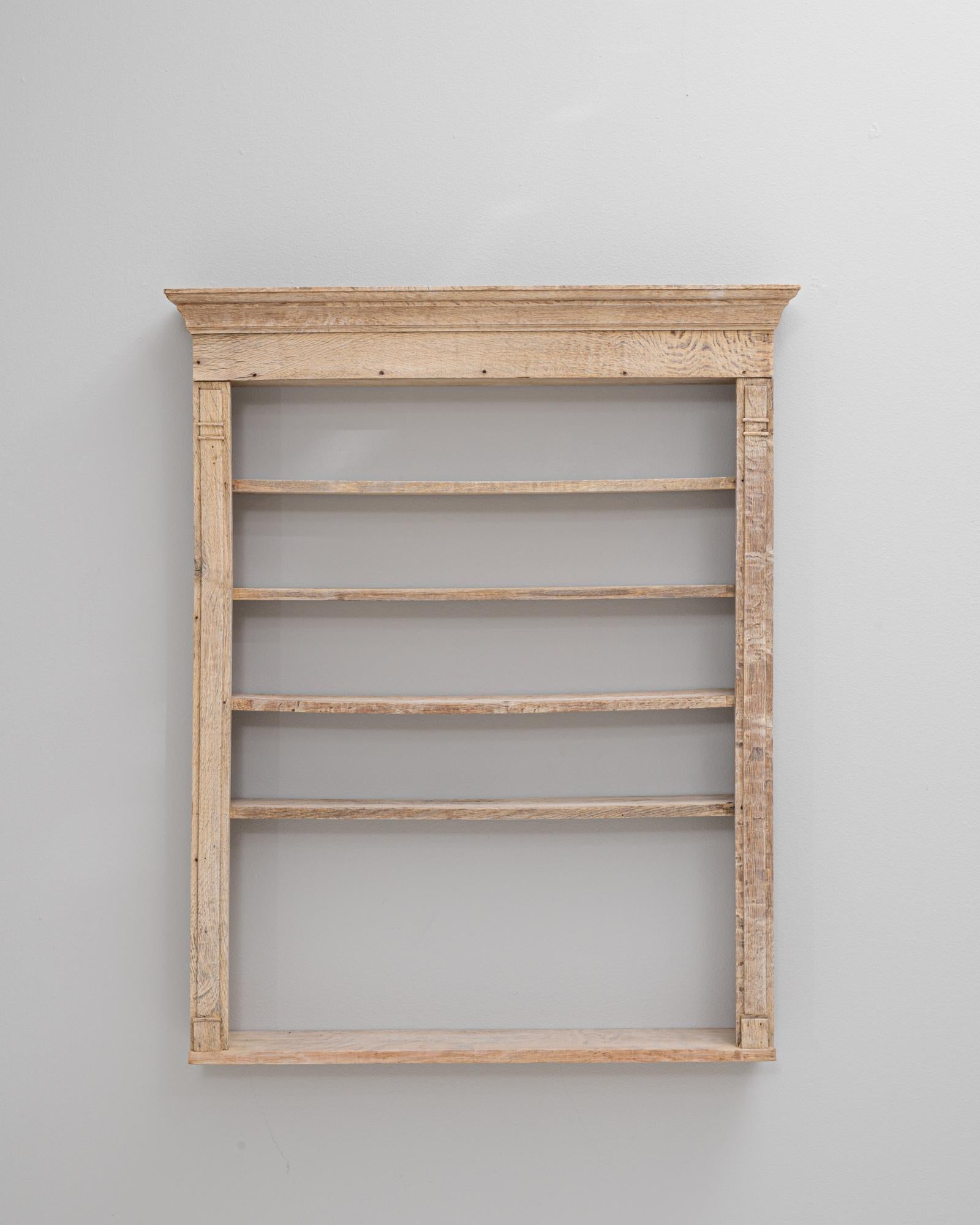 Scaffale da parete in Oak francese del XIX secolo in vendita 1
