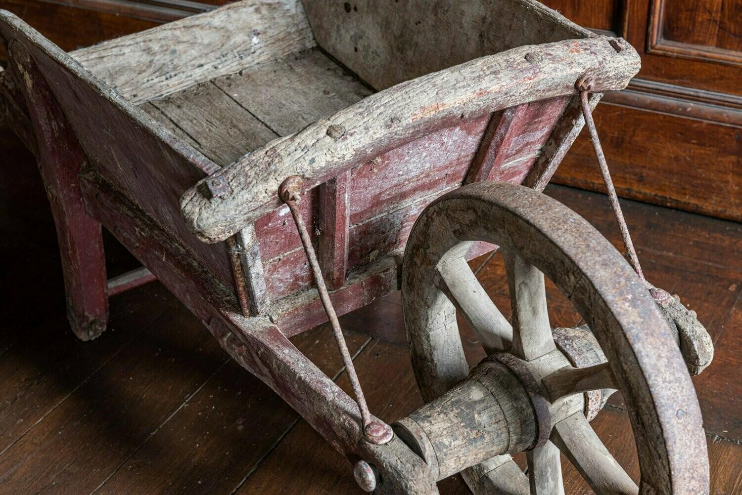19th century wheelbarrow