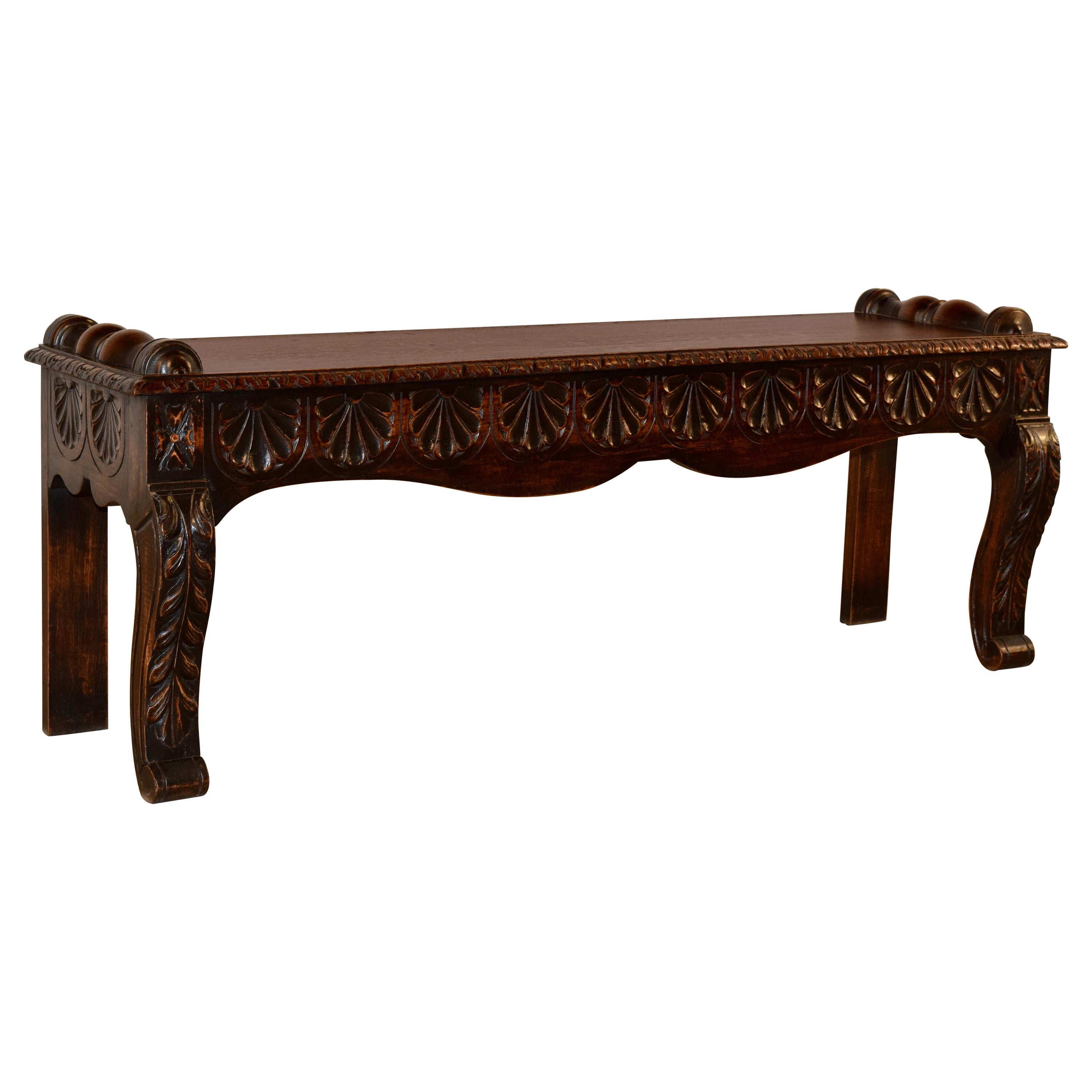 Sedile per finestra in Oak francese del XIX secolo